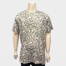 Givenchy X Chito Men's White with Grey Print T-Shirt