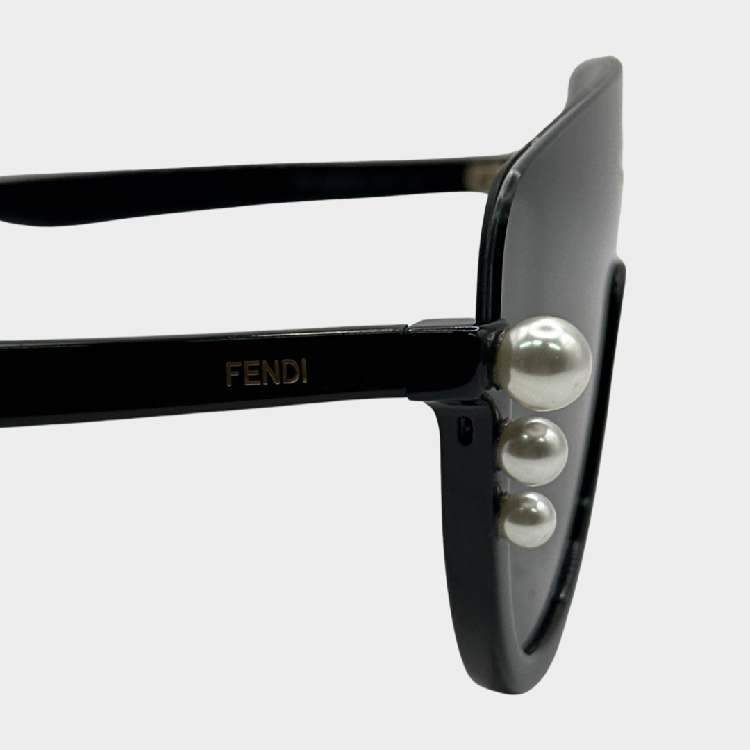 Fendi sunglasses ribbons top and pearls