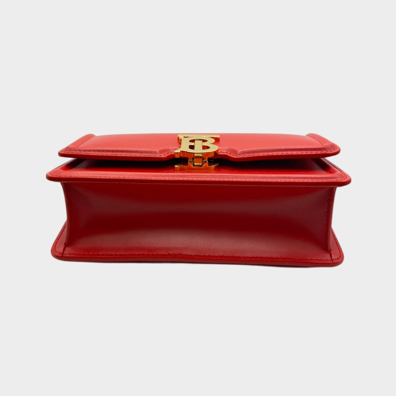 Leather purse Burberry Red in Leather - 37014555