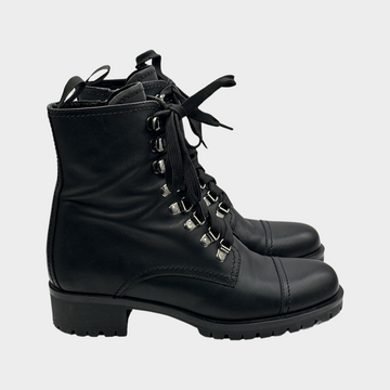 Prada women's deals combat boots