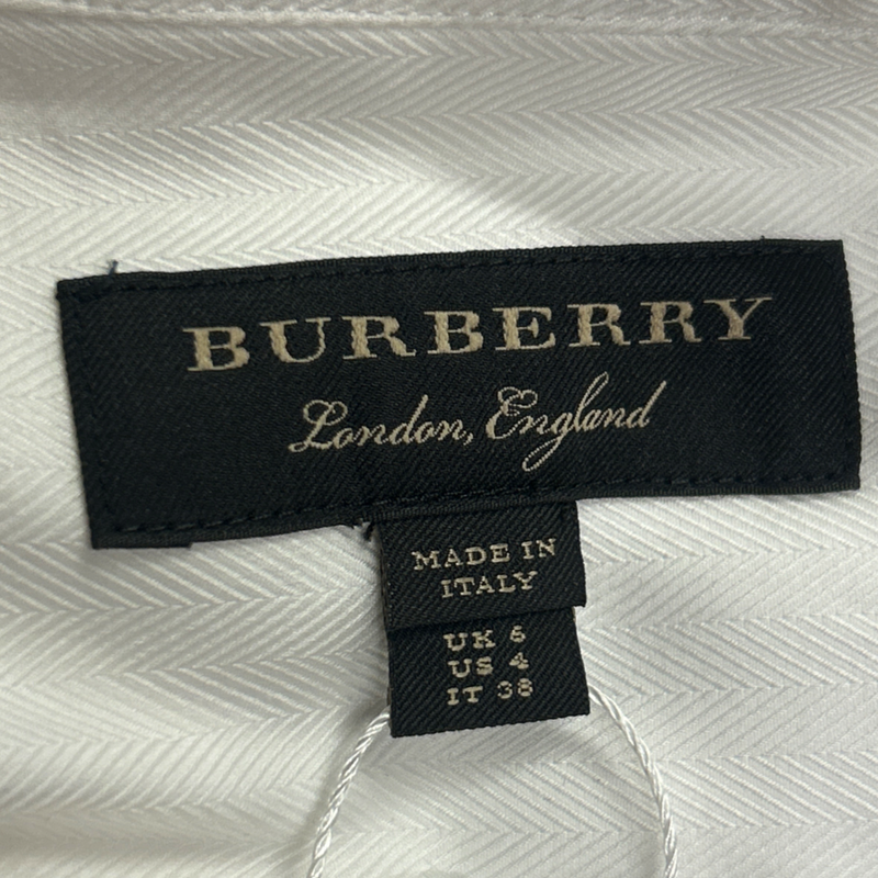 Burberry Women's White Cotton Shirt Tunic