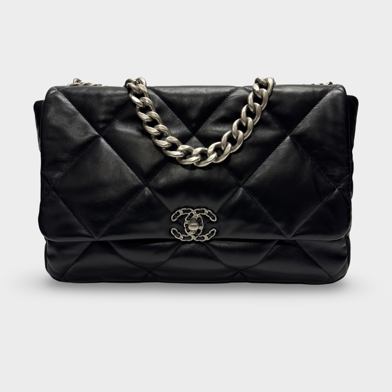 Chanel 19 Lambskin Quilted Large Flap bag