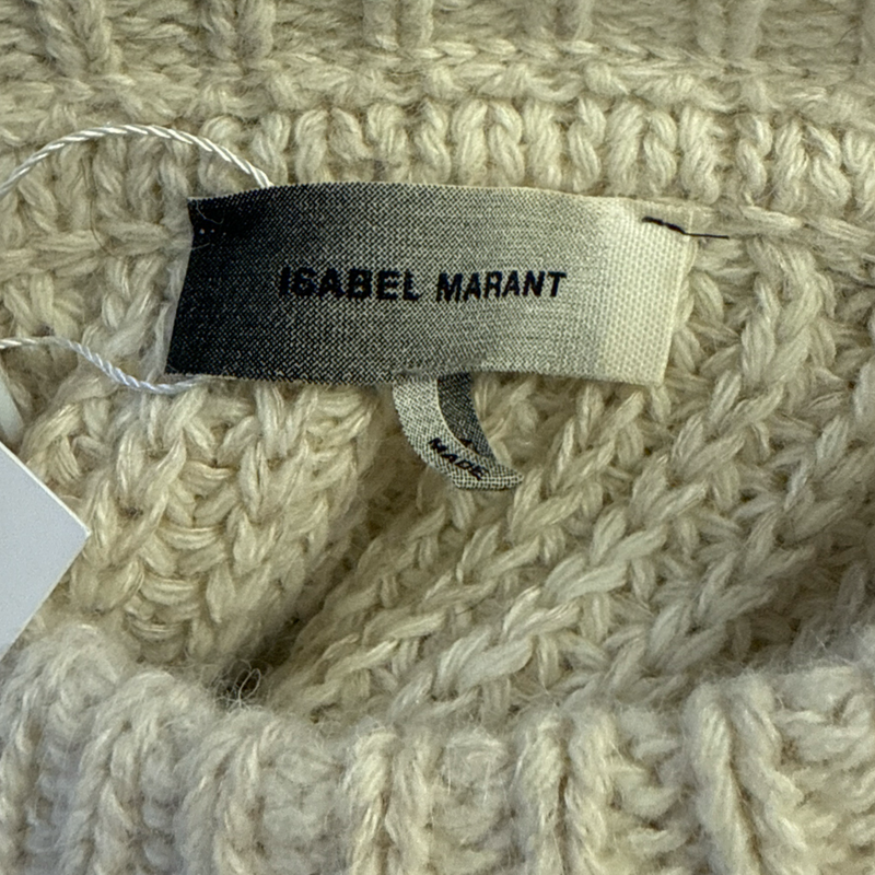 Isabel Marant Men's Cooper Jacquard-Knit Cream Sweater