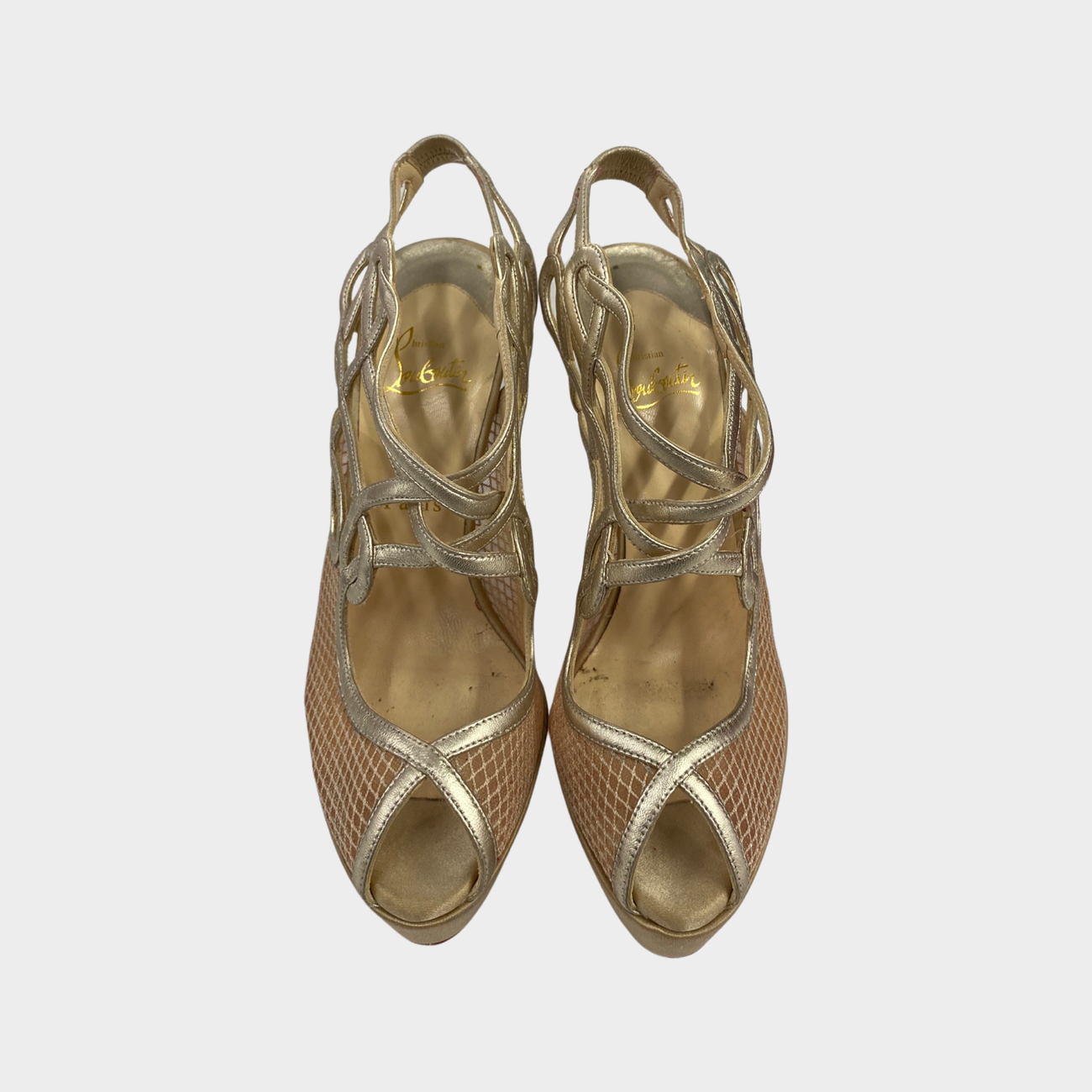 Dull hot sale gold heels