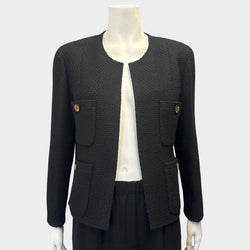 Chanel Women's Black Vintage Tweed Suit