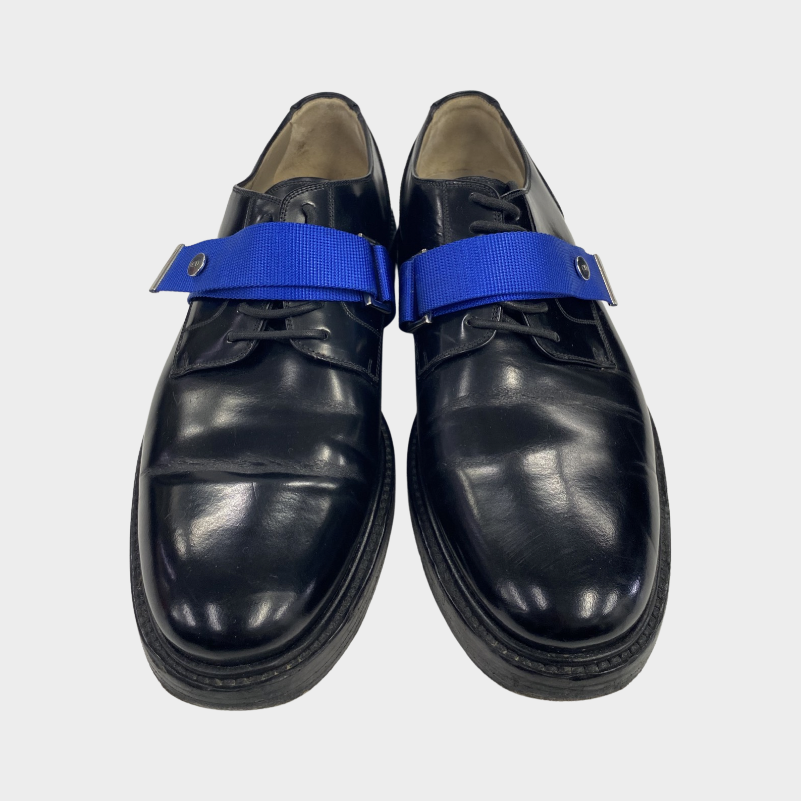 Dior Homme Mens Black Leather Oxford Shoes  Loop Generation