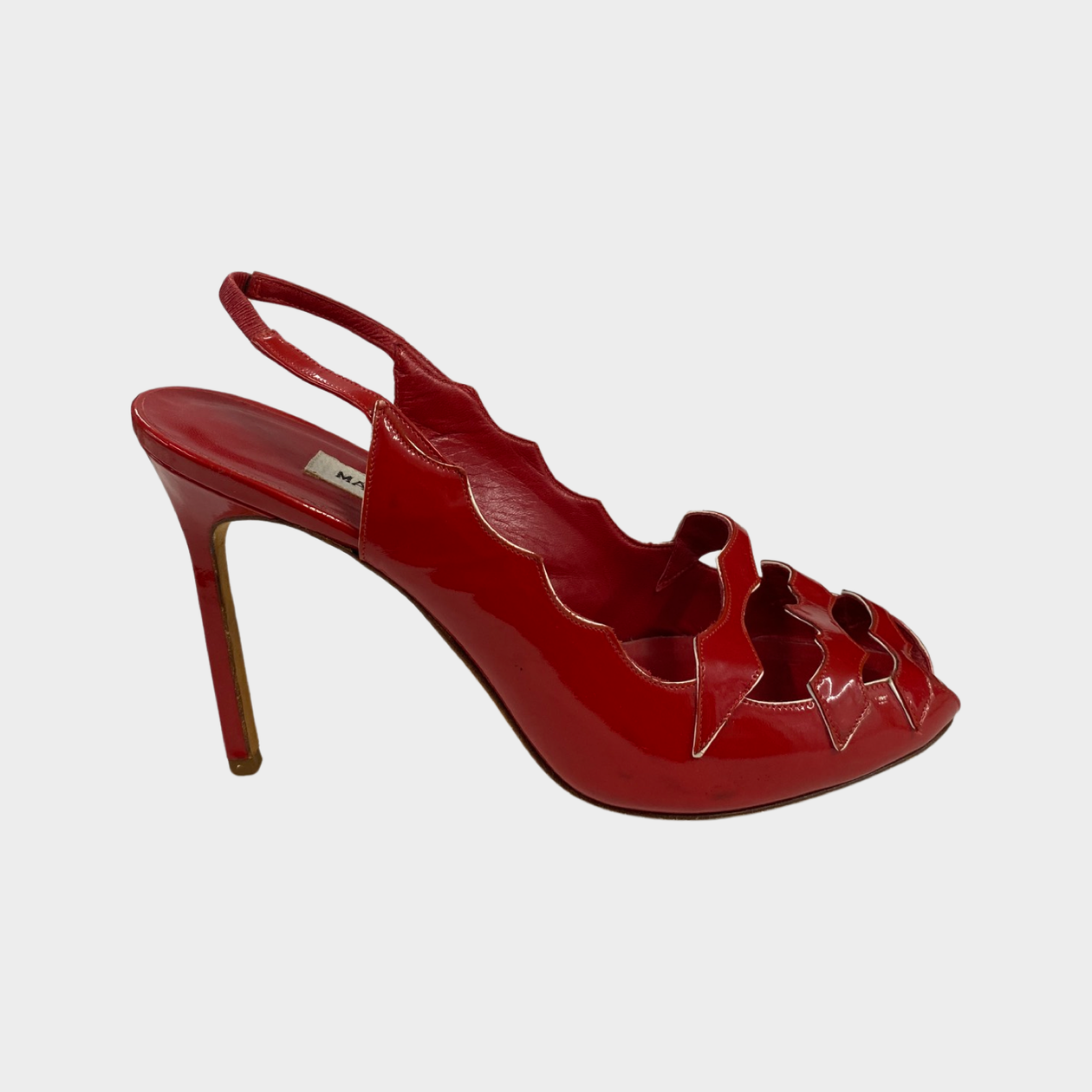 Peep toe hot sale manolo blahnik