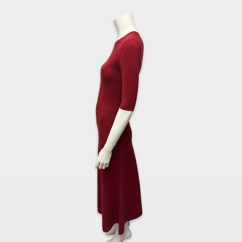 Gabriela Hearst Red Wool Dress