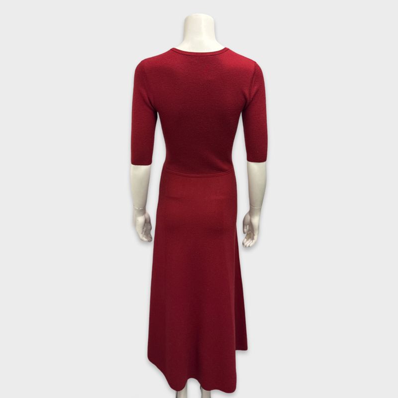 Gabriela Hearst Red Wool Dress