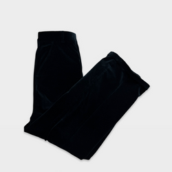 Our Legacy Men's Black velvet trousers