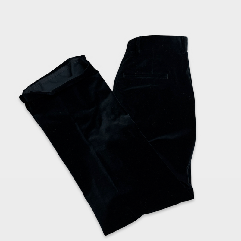 Our Legacy Men's Black velvet trousers