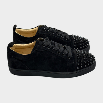 Louboutin low hot sale black suede