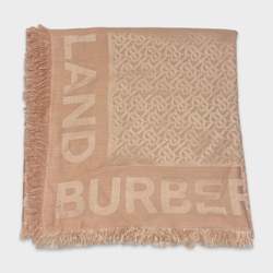 Burberry Women's nude silk and wool Scarf