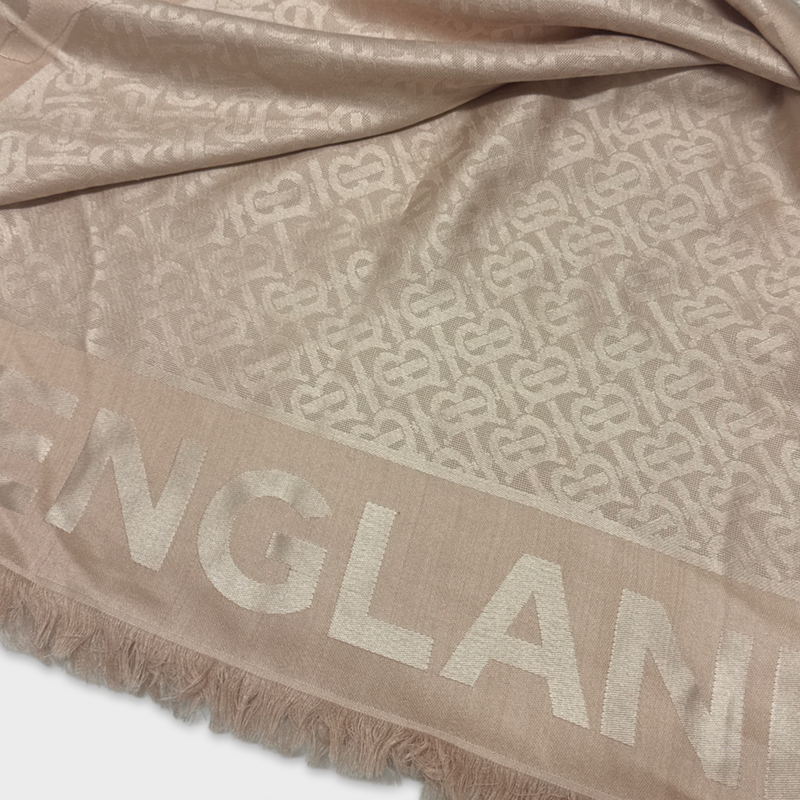 Burberry Women's nude silk and wool Scarf