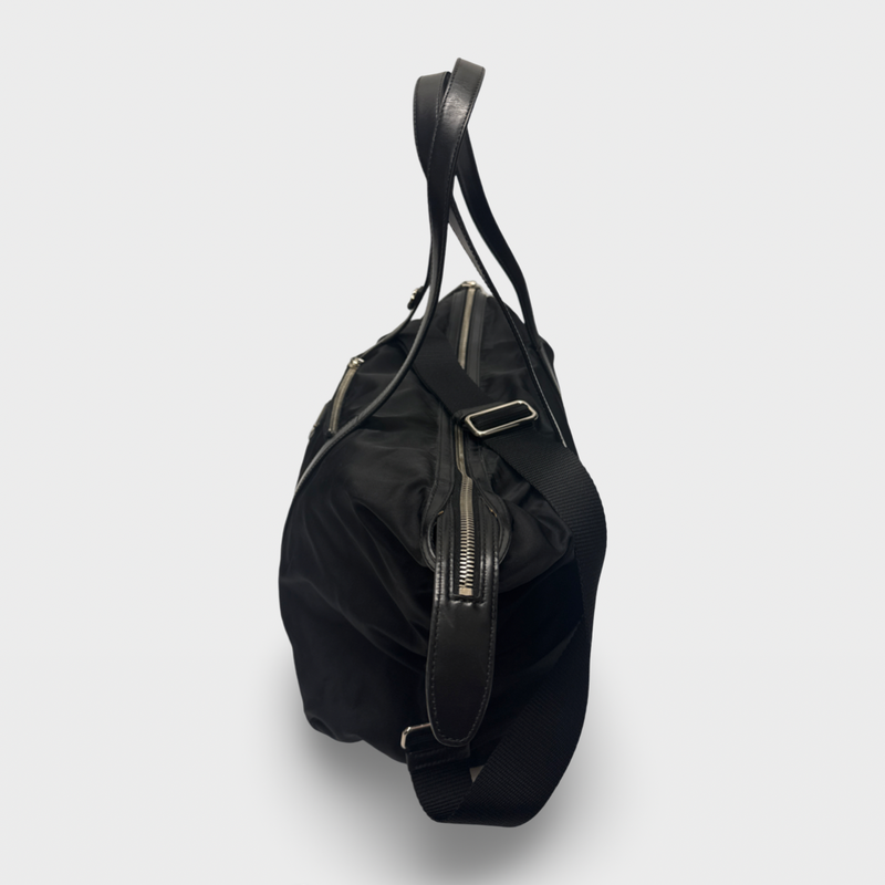 Prada Men's Re-nylon Black Tote Bag