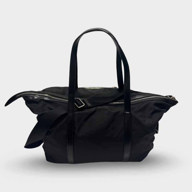 Prada Men's Re-nylon Black Tote Bag