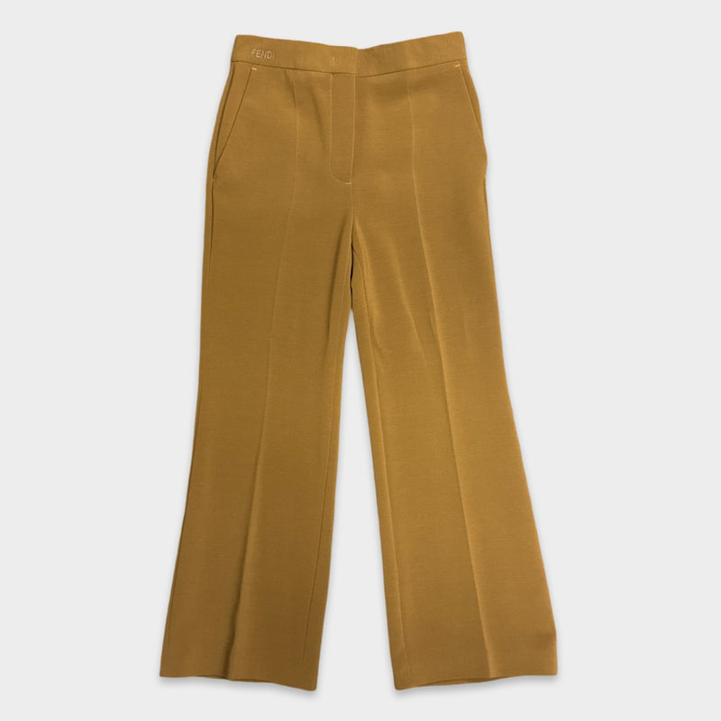 Fendi Women's Camel Trousers