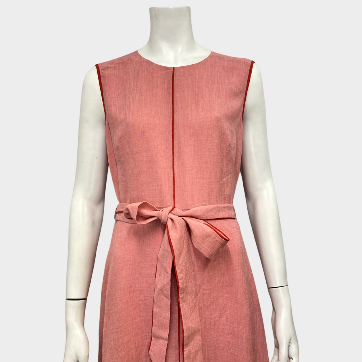 Cefinn salmon pink belted dress Loop Generation