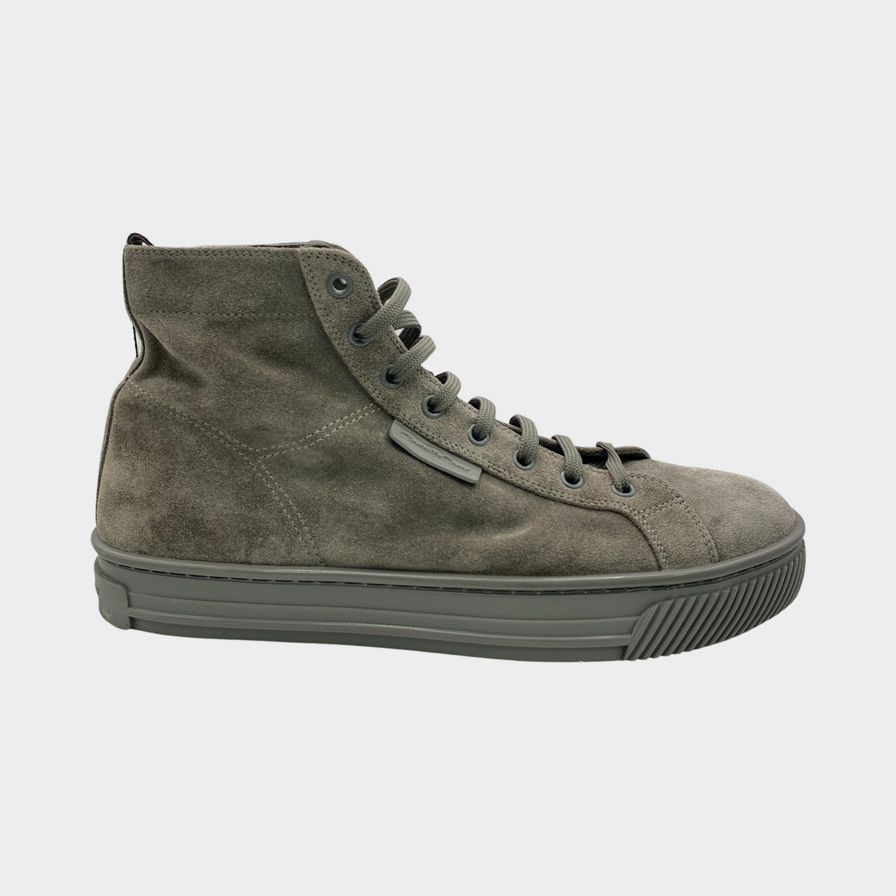 Suede high hot sale top trainers