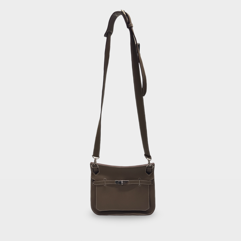 Hermès Jypsiere 28 Etoupe leather Handbag