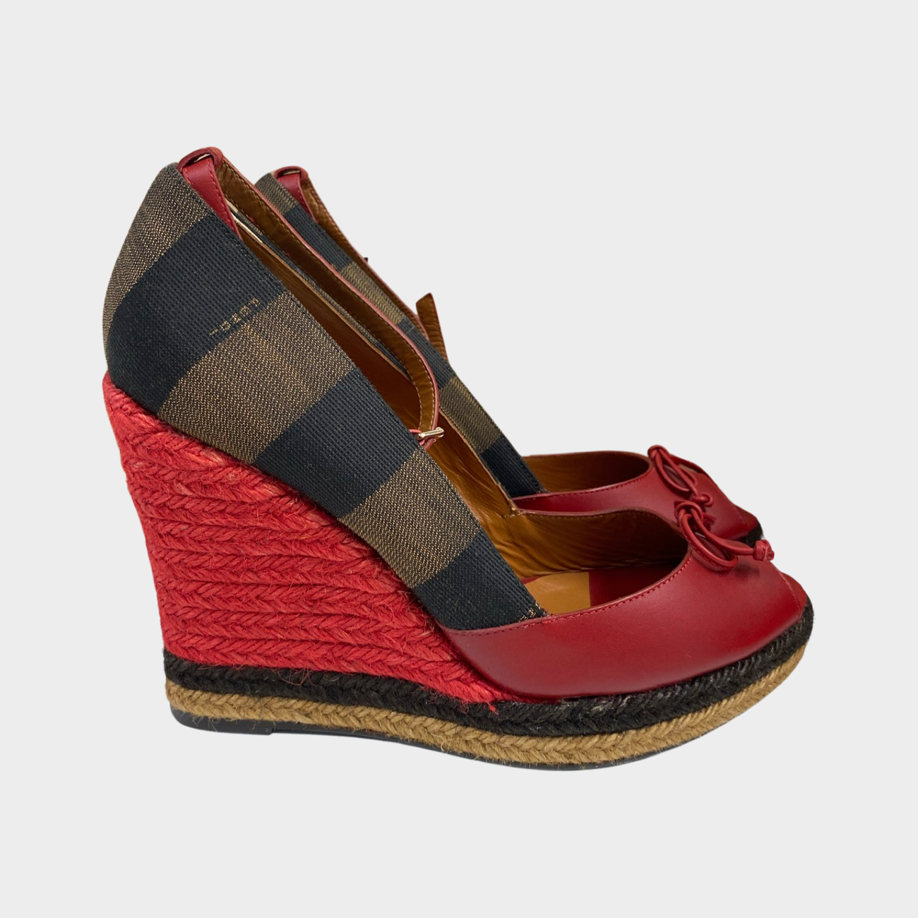 Fendi store wedge shoes