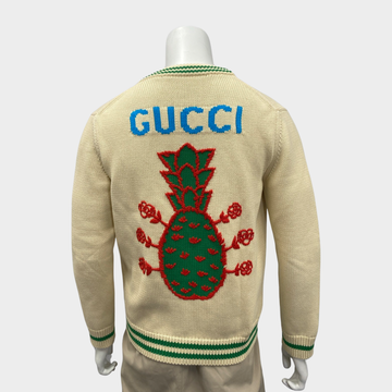 Gucci sweater outlet with green bear