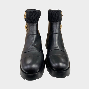 Chanel cheap leather boots