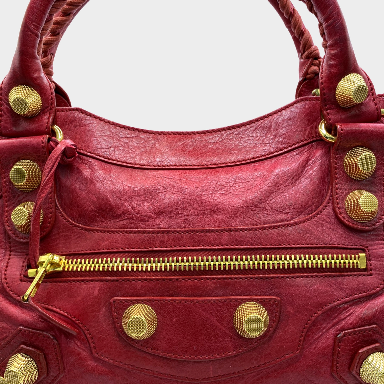 Balenciaga on sale city red