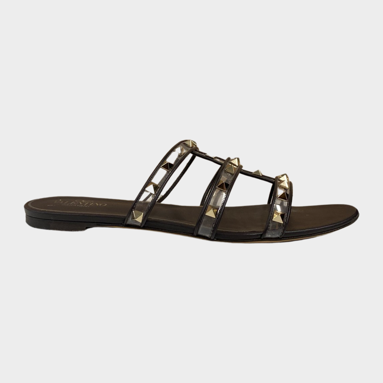 Valentino hot sale pvc slides