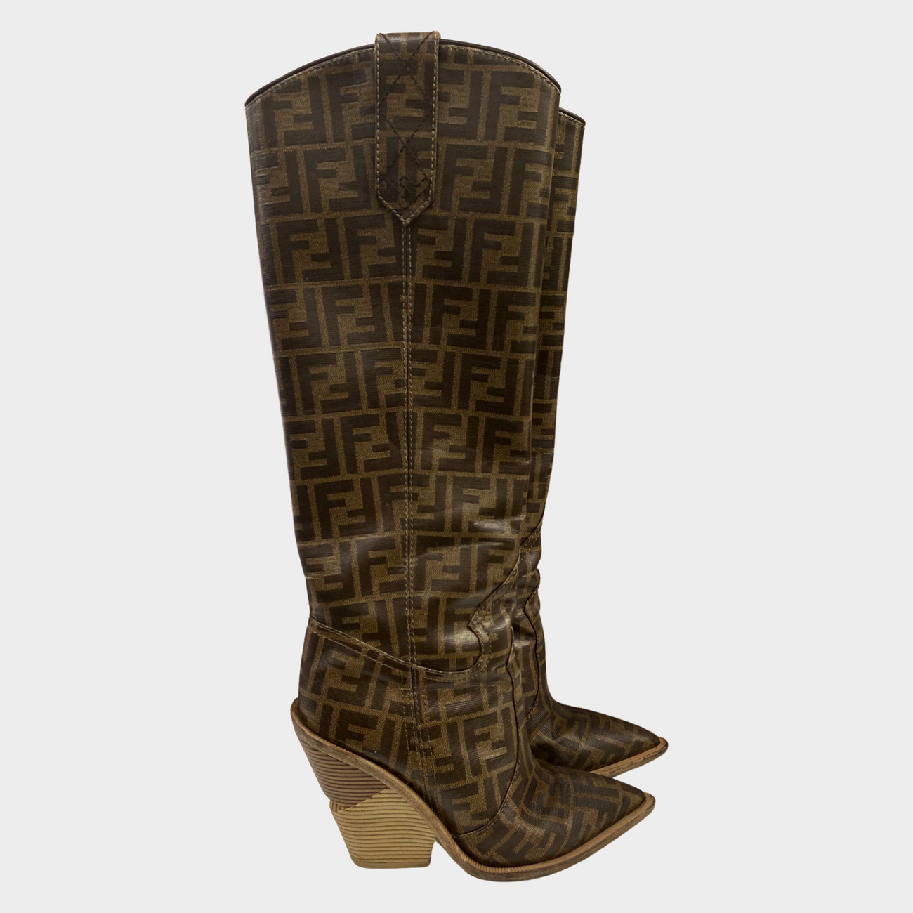 Fendi short sale western boots