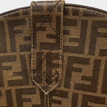 Fendi brown hotsell zucca bag