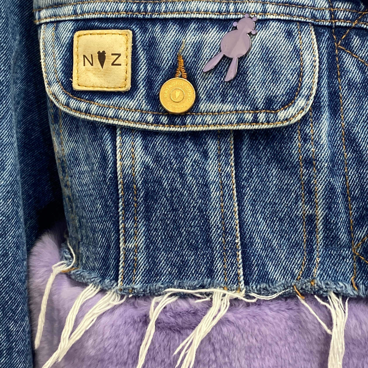 Natasha zinko denim outlet jacket