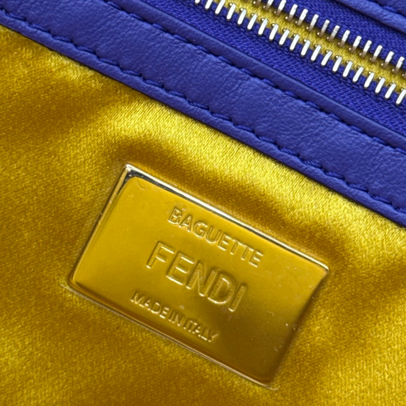 Fendi Women's Purple Sequined Baguette Bag