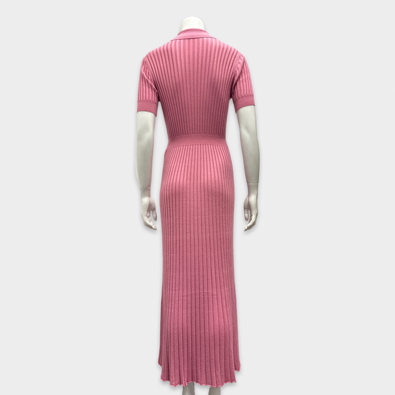 Gabriela Hearst Women's Pink Silk And Cashmere Knit Dress