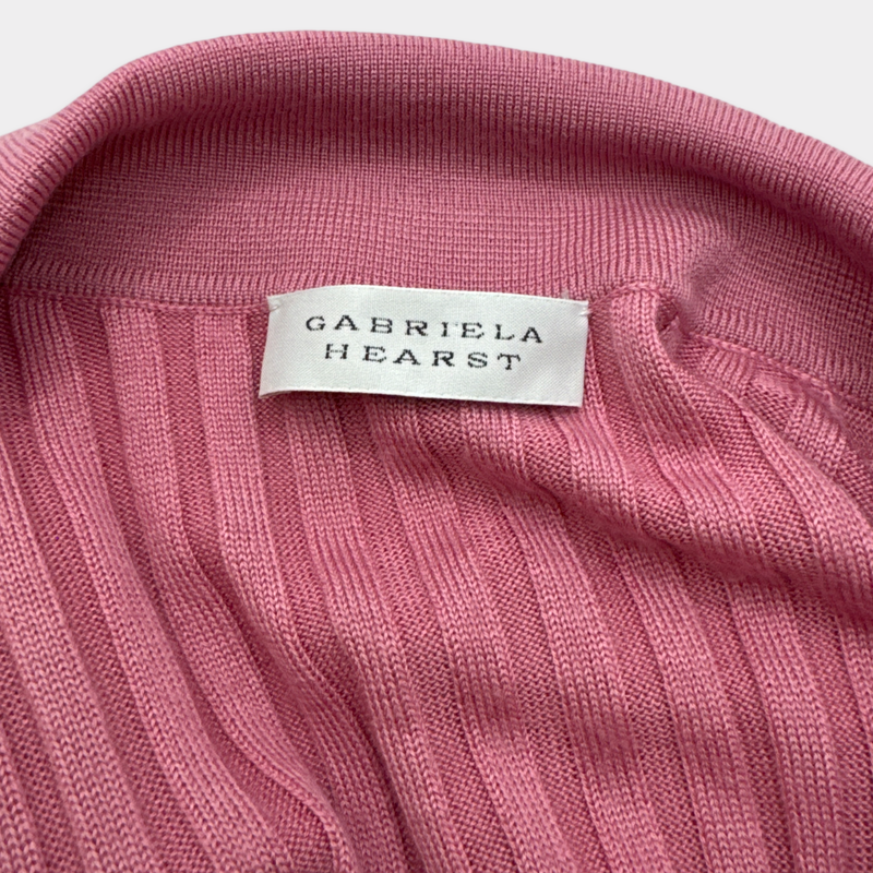 Gabriela Hearst Women's Pink Silk And Cashmere Knit Dress