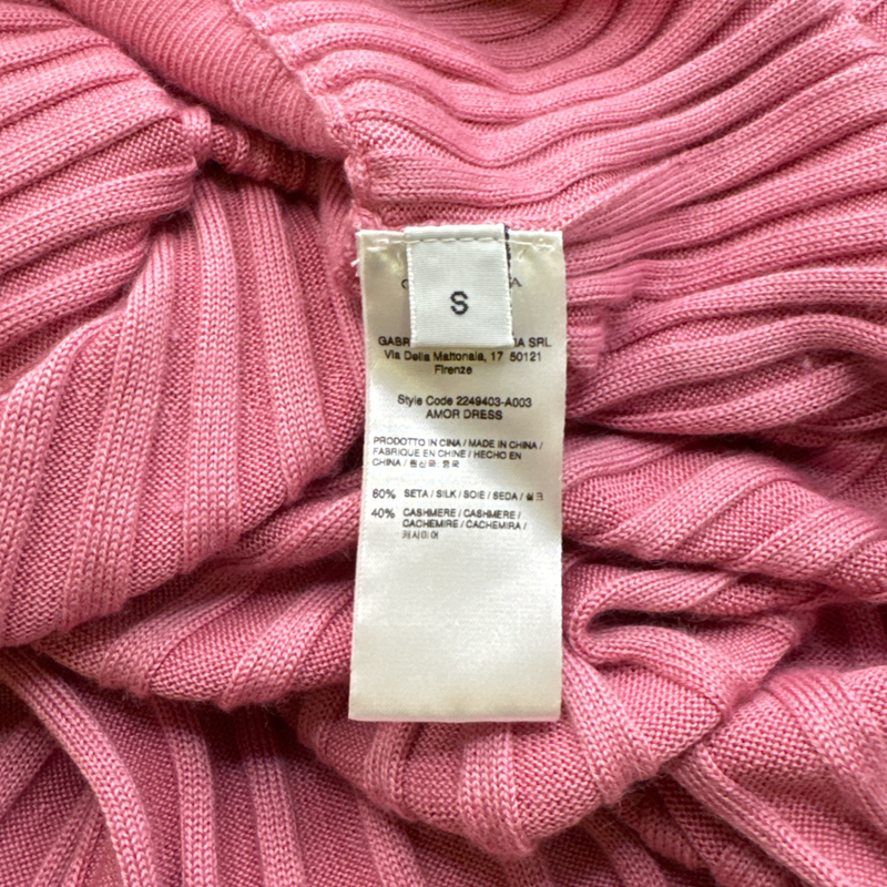 Gabriela Hearst Women's Pink Silk And Cashmere Knit Dress