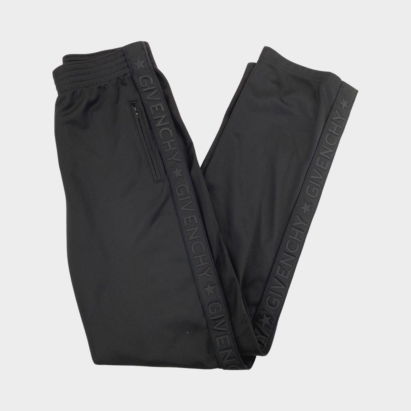 Givenchy Technical Neoprene Jersey Track Pants in White | FWRD
