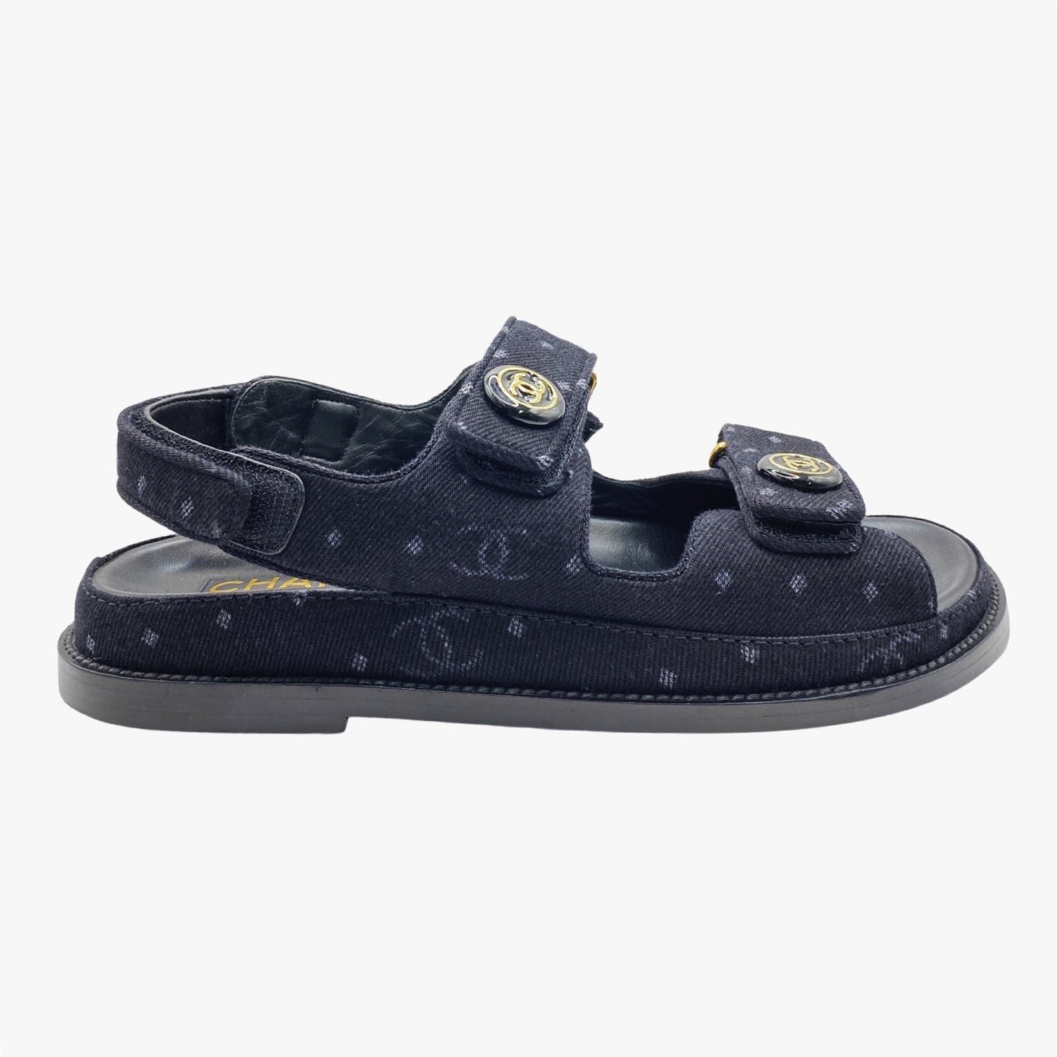 Chanel denim sandals discount 2020