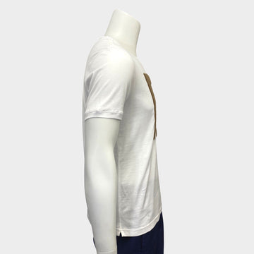 Louis Vuitton - Authenticated T-Shirt - Cotton White Plain For Man, Very Good condition