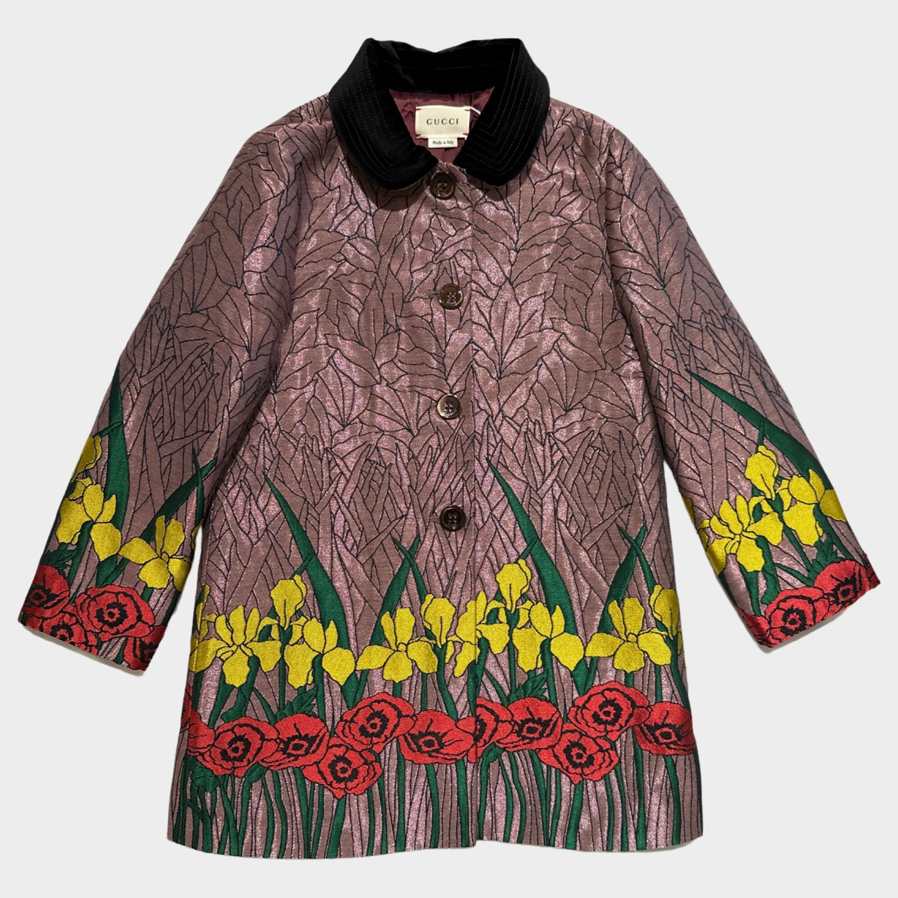 Gucci shop floral coat