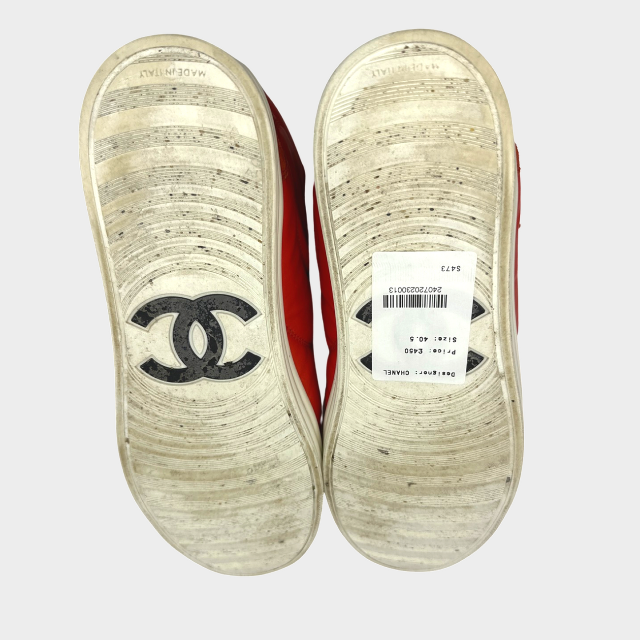 Red chanel clearance trainers