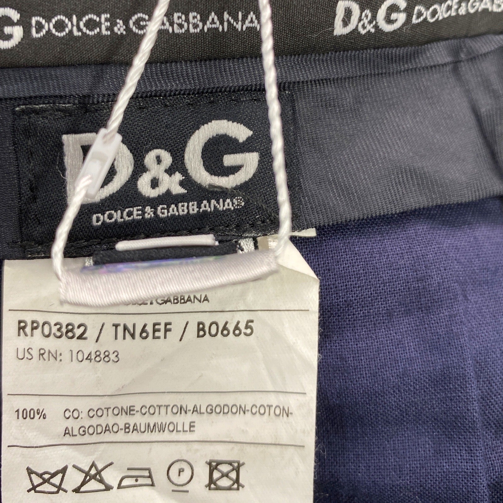 Trousers D&G Beige size L International in Cotton - 30908518