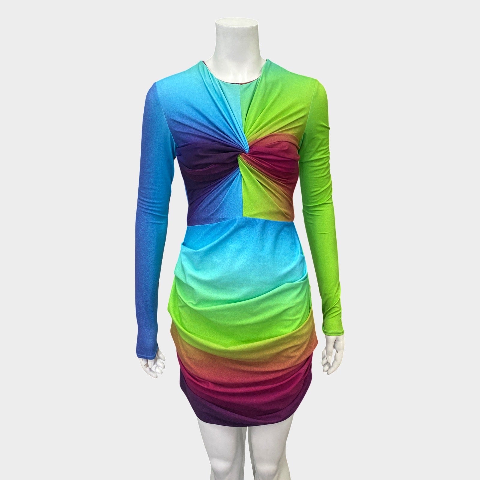 Rainbow best sale dress bodycon