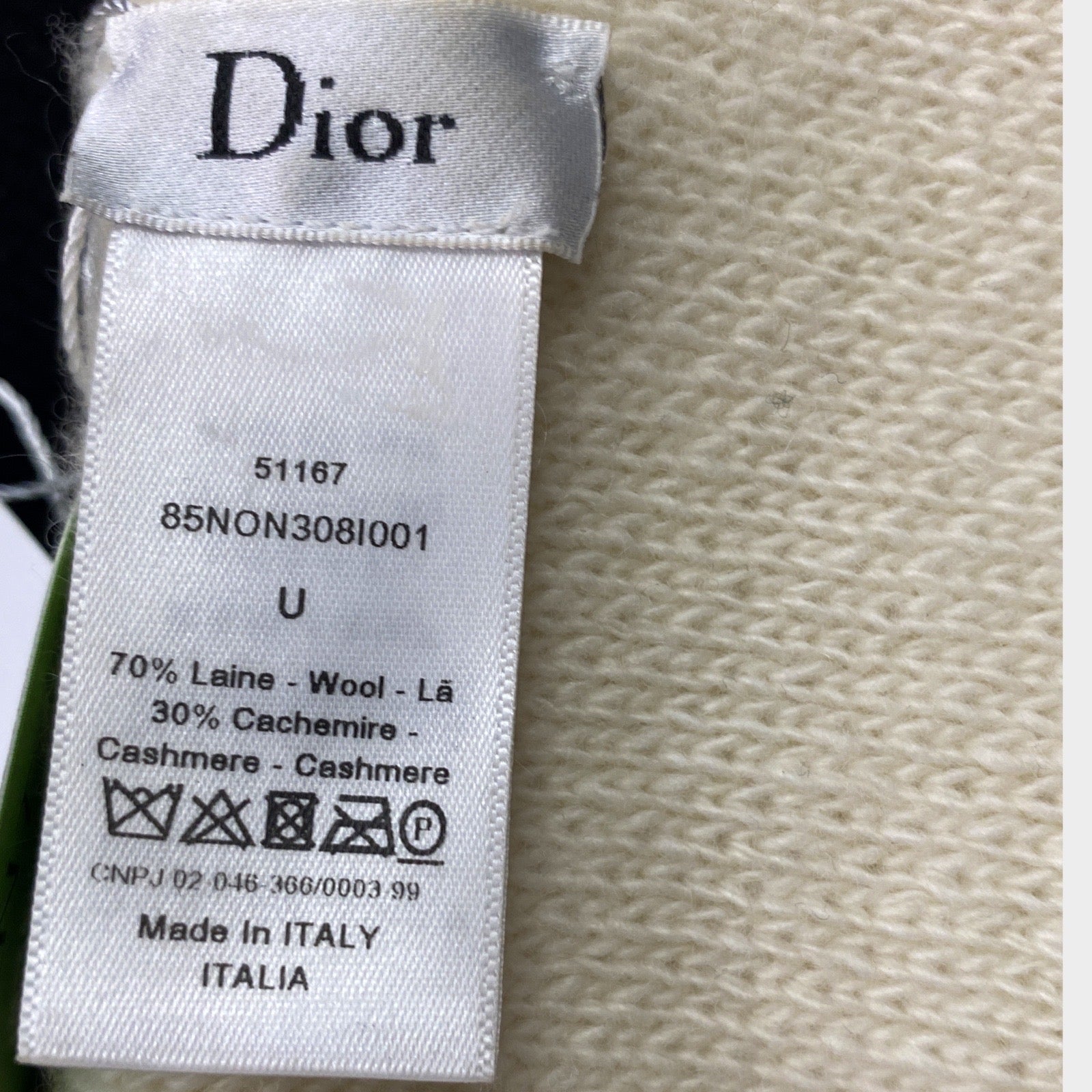 The cachemire christian discount dior