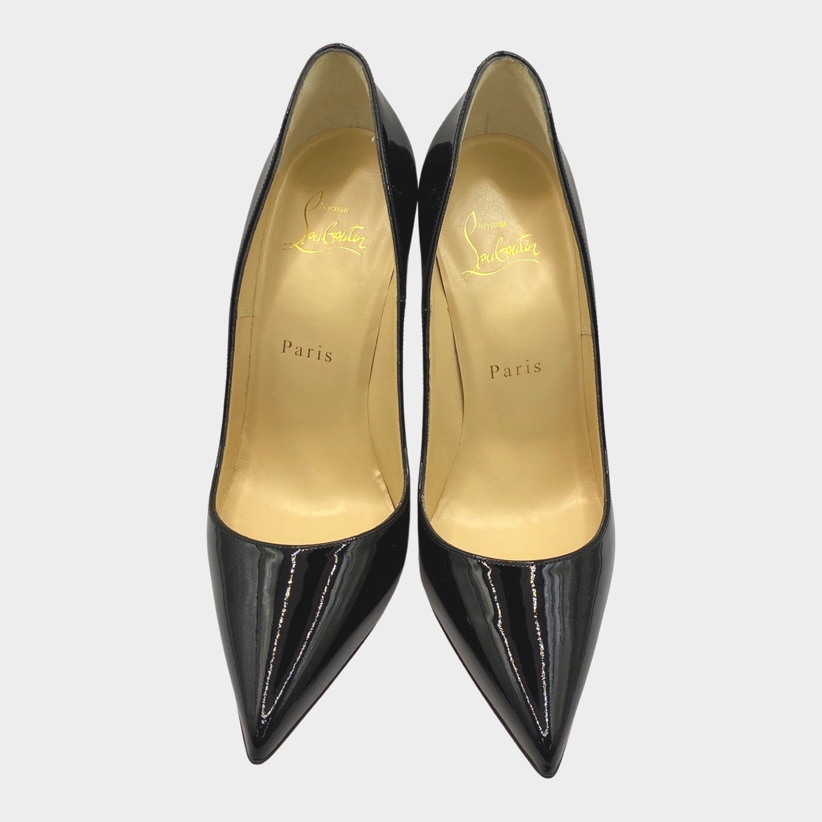 Pigalle patent outlet leather pumps