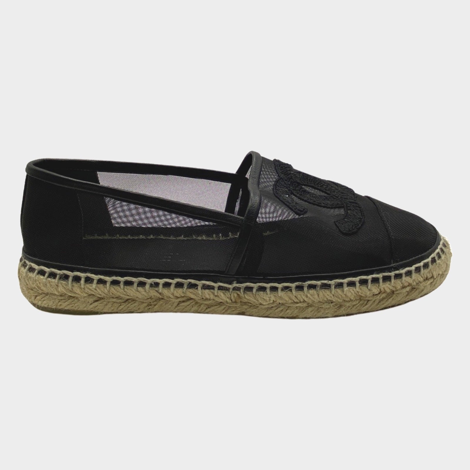 Chanel store mesh espadrilles