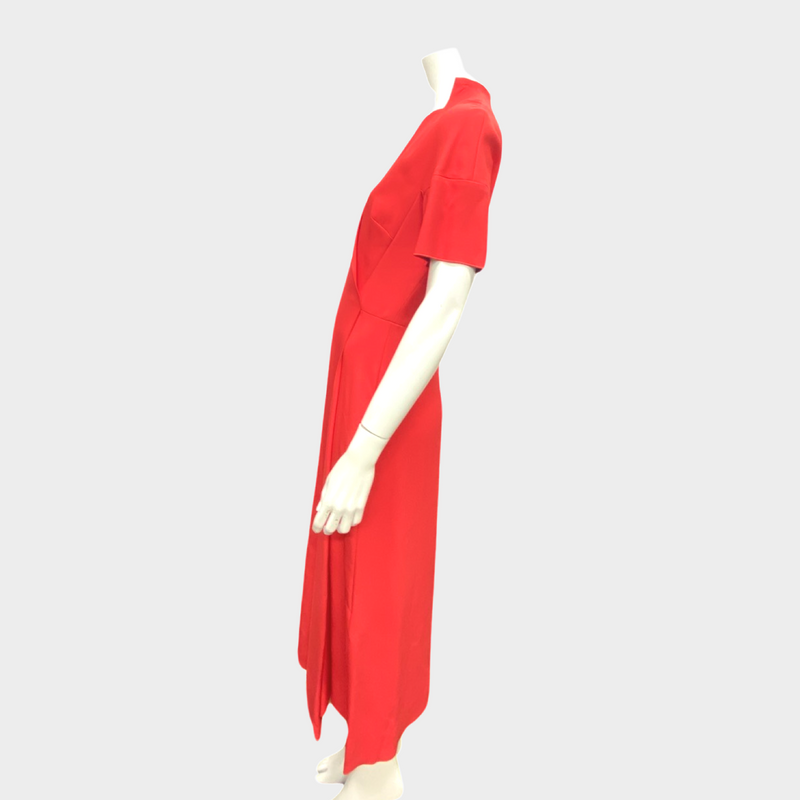 Victoria Beckham red mid length dress