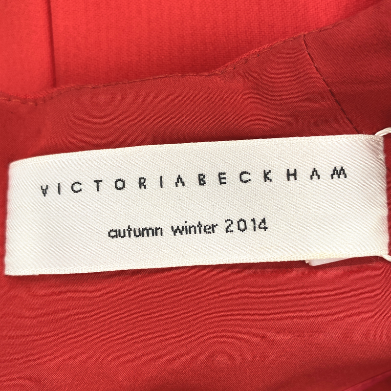 Victoria Beckham red mid length dress