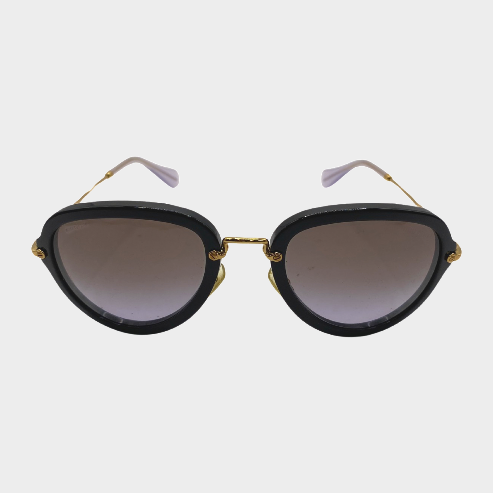 Miu Miu Eyewear Square laser-cut Lens Sunglasses - Farfetch