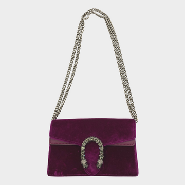 Gucci bag hot sale purple velvet